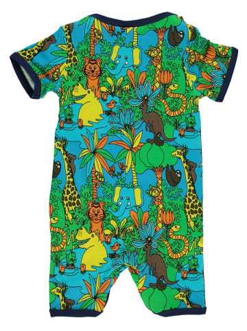 Småfolk Bodysuit Jungle in ocean blue