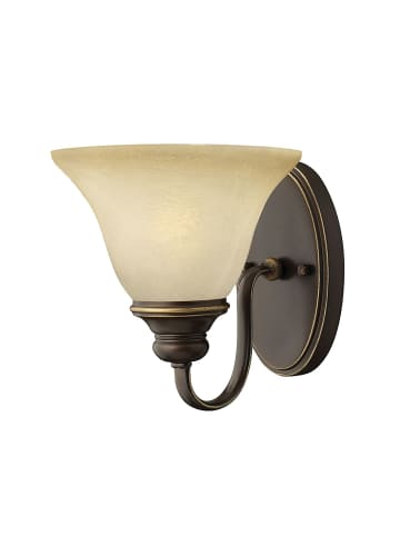 Licht-Erlebnisse Wandlampe in Bronze Antik Creme
