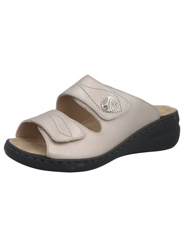 Solidus Damen Pantoletten Spezial - Weite H in Beige