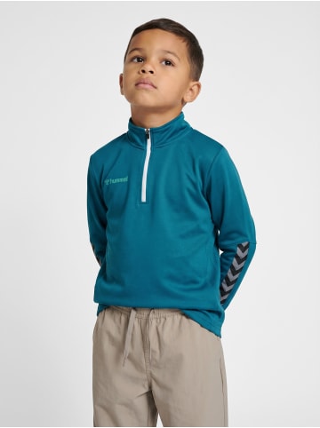 Hummel Halbreißverschluss Sweatshirt Hmlauthentic Kinder in CELESTIAL