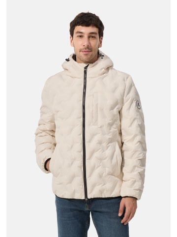 CASH-MERE.CH Padded Jacket mit Kapuze in Off White