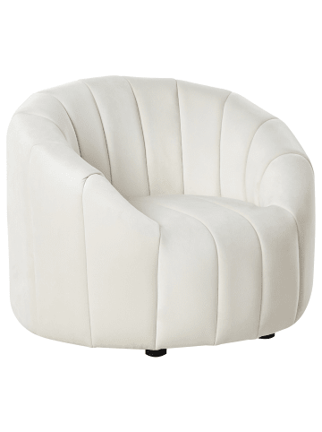 Beliani Sessel MALUNG in Weiß - (W) 79 x (H) 67 x (L) 79 cm
