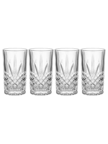 Butlers Butlers Longdrinkglas CRYSTAL CLUB 4er-Set in Durchscheinend