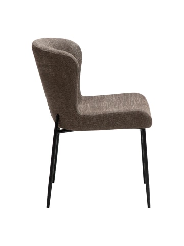 ebuy24 Esszimmerstuhl Glam Braun 2er Set