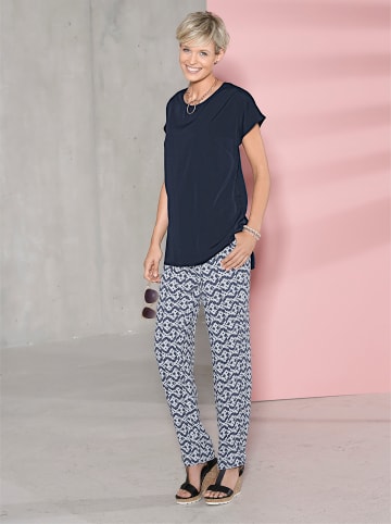 Sieh an! Tunika in marine