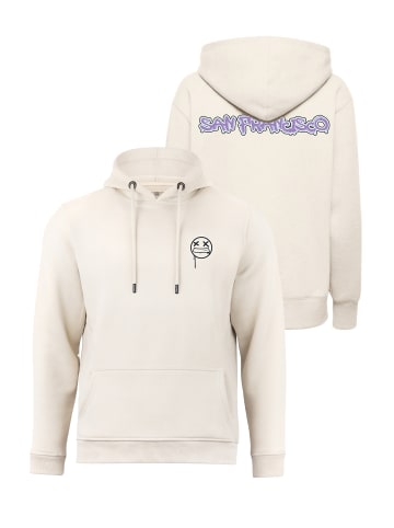 Cotton Prime® Street Art Hoodie "San Francisco" - Weltenbummler Kollektion in Sand