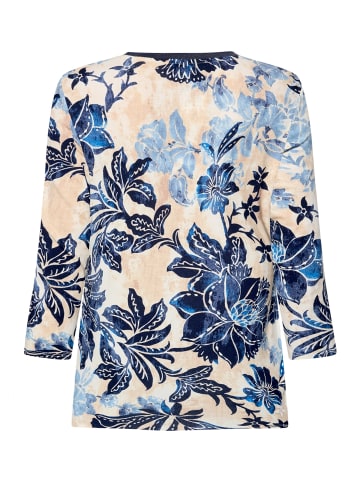Betty Barclay Printshirt mit 3/4 Arm in Beige/Blau
