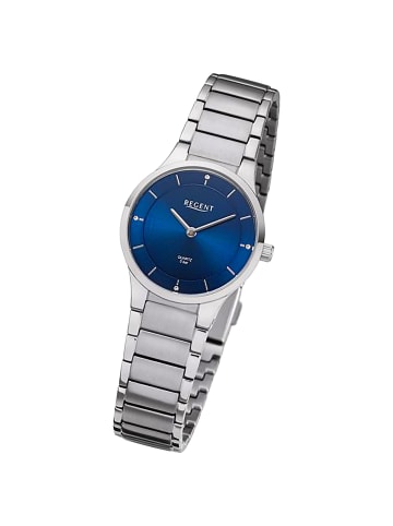 Regent Analog-Armbanduhr Regent Metallarmband silber klein (ca. 28mm)