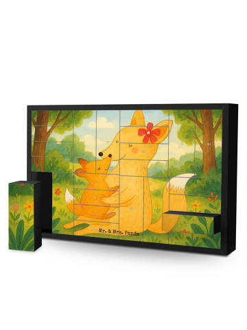 Mr. & Mrs. Panda Befüllbarer Adventskalender Fuchs Mama Design o... in Weiß