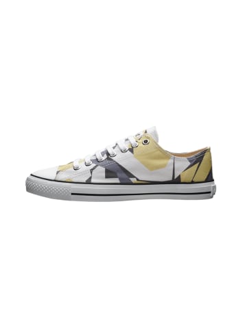 ethletic Sneaker Trainer White Cap Lo Cut in Camou Yellow | Just White