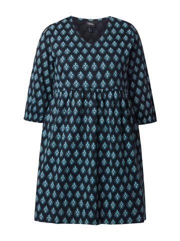 Ulla Popken Jerseykleid in petrolgrün