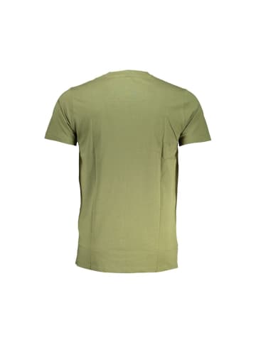 cavalli CLASS Grünes Baumwoll-T-Shirt