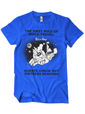 Rick and Morty T-Shirt in Blau
