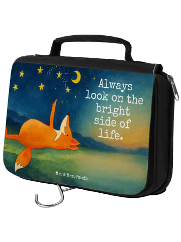 Mr. & Mrs. Panda Schminktasche Fuchs Sterne Design mit Spruch in Weiß
