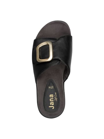 Jana Pantolette in BLACK NAPPA