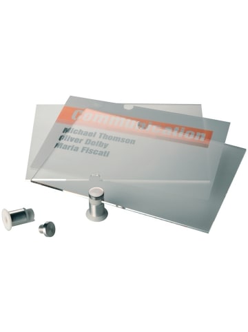 Durable Türschild Crystal Sign 297x420mm farblos