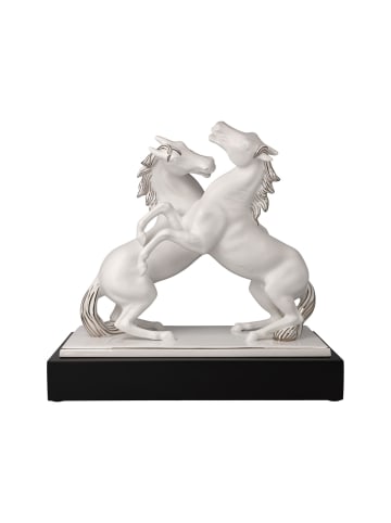 Goebel Dekofigur Pferde Artiste er Alegria Studio 8 Chevaux 32 cm weiß-silber in weiß-silber