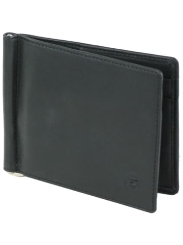 Esquire Logo Kreditkartenetui Leder 11 cm schwarz