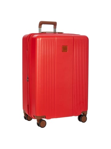 BRIC`s Ferrara - 4-Rollen-Trolley M 67 cm erw. (green) in rot