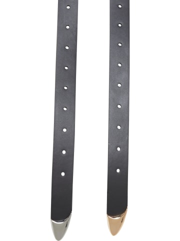 Urban Classics Gürtel in black/gold+black/silver