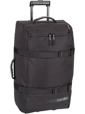 travelite Reisetasche Kick Off Rollenreisetasche L in Schwarz