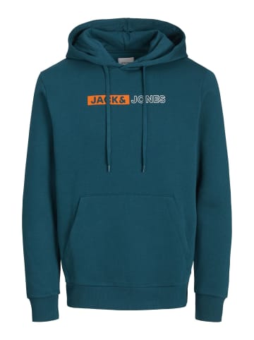 Jack & Jones Kapuzenpullover in Deep Teal