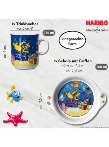 Ritzenhoff & Breker Kindergeschirr-Set Haribo Seaworld bunt in bunt