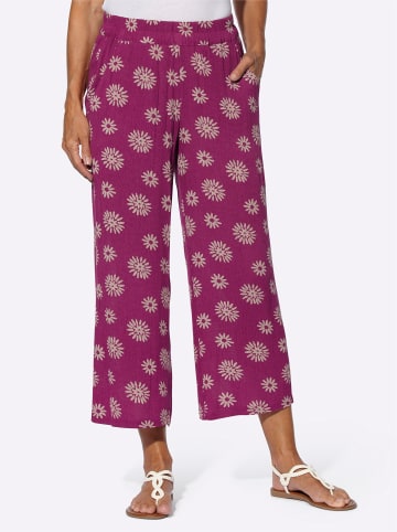 WITT WEIDEN Druckhose in erika-sesam-bedruckt