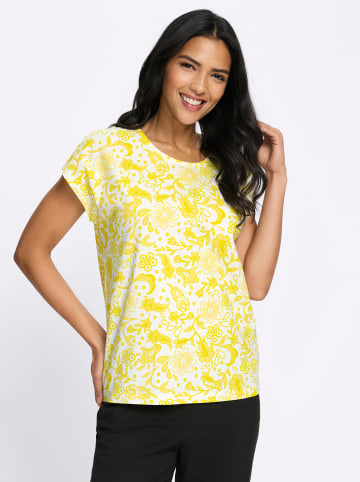 Sieh an! Kurzarm-Shirt in limone-zitrone-bedruckt