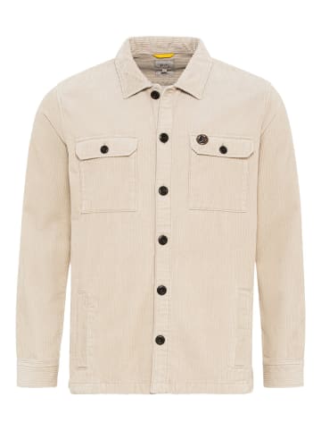 Camel Active Cord Overshirt aus reiner Baumwolle in Beige