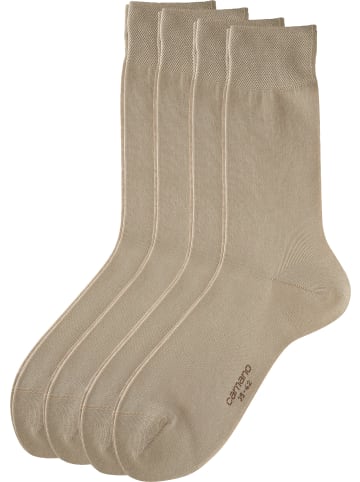 camano Herren Business-Socken 4 Paar in beige