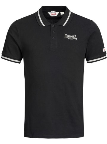 Lonsdale Polo "Causton" in Schwarz