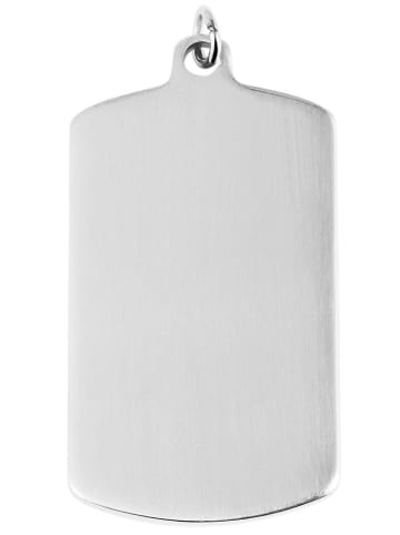 Adeliás Unisex Anhänger – Gravuranhänger aus Edelstahl in silber