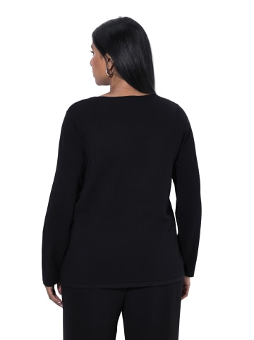 Ulla Popken Pullover in schwarz