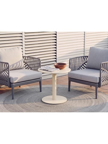 Beliani Couchtisch VITTUONE in Beige - (W) 50 x (H) 50 x (L) 50 cm