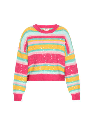 IZIA Women Sweater in pink multicolor