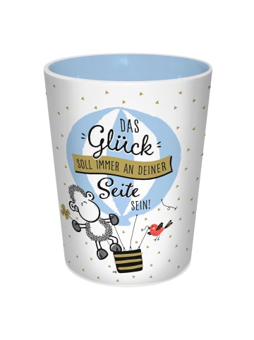 Geda Labels Tasse Sheepworld Glück 280ml in Blau - 280ml