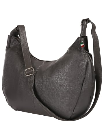 Florence Florence Umhängetasche Leder grau ca. 43cm