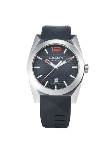 Locman Herrenuhr "Modell Stealth Quarz" in Schwarz