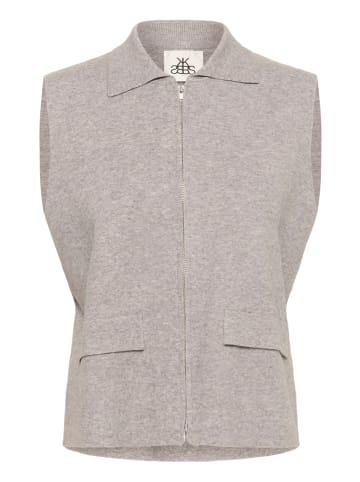 Karen By Simonsen Strickweste KBElvina Classic fit in Light Grey Melange