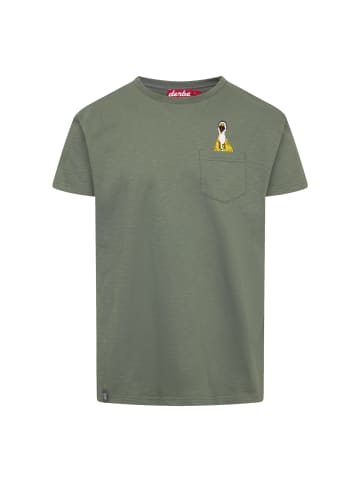 Derbe T-Shirt Schreimöwe Pocket in Grau