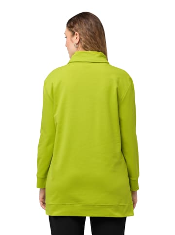 Ulla Popken Sweatshirt in apfelgrün