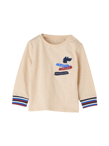 s.Oliver T-Shirt langarm in Beige