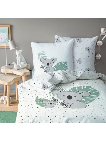 Matt & Rose Bettwäsche-Set Biber/Flanell "Koala" in Weiß