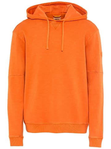 Camel Active Hoodie aus reiner Baumwolle in Orange