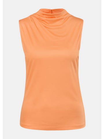 comma T-Shirt ärmellos in Orange