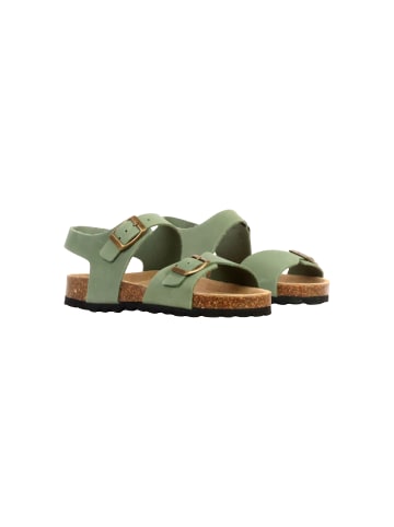 Divine Factory Lederpantolette Kind Noga Orion Edge Grün