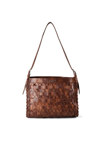 Desigual Argon Schultertasche 42 cm in brown