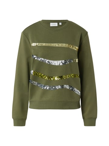 comma Sweatshirt in oliv