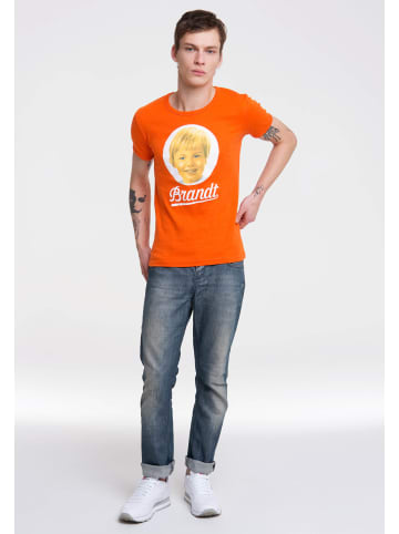 Logoshirt T-Shirt Brandt Logo in orange